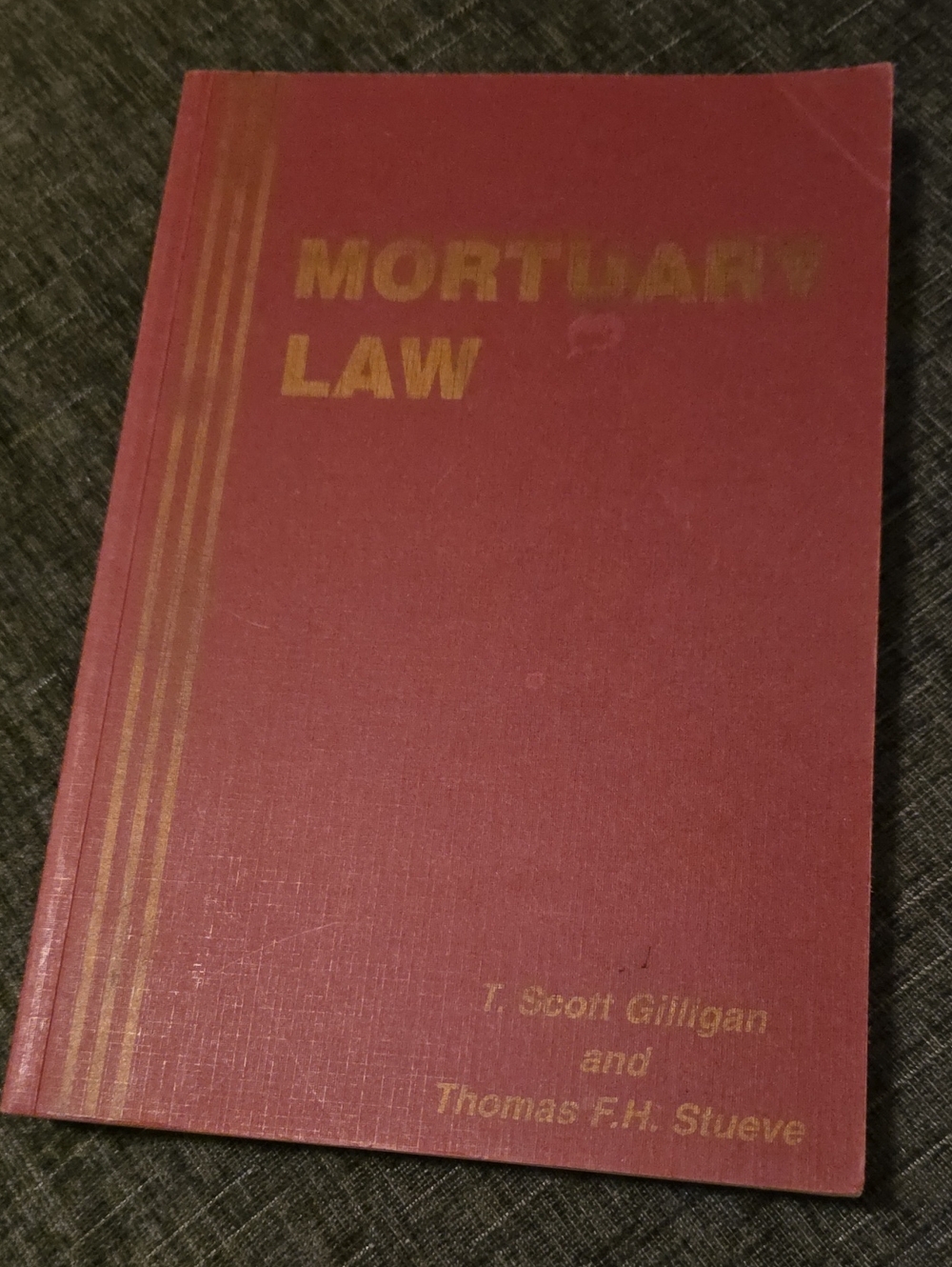 Mortuary Law Book